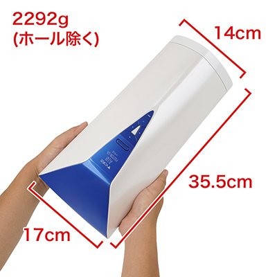 ２kg超えは変わりませんが、実測で60ｇくらい軽量化しています。寸法は一緒なので、やはり取り回しには苦労します。　※数値はＮＬＳ実測値