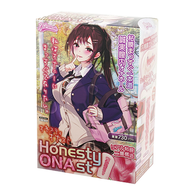 ディレクターかデザイナーが一緒なのか、マッコス製品によく似たパケデザインです。honesty（オネスティ）は、「誠実、正直」という意味。