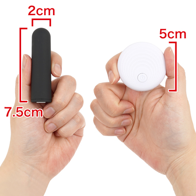 ミニマムサイズで強力なバイブレーション。リモコンは最大約12Ｍの遠隔操作が可能です。　※数値はＮＬＳ実測値