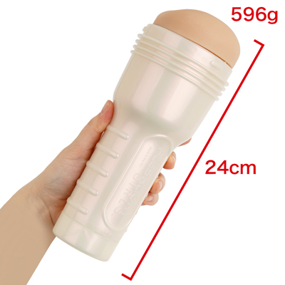 Flesh light特有のフォルム。まるで懐中電灯（Flash light）のようなデザインです。　※数値はＮＬＳ実測値