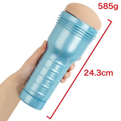 Flesh light特有のフォルム。まるで懐中電灯（Flash light）のようなデザインです。　※数値はＮＬＳ実測値