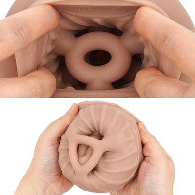 空中輪っかリング”ターボテック”がペニスに完璧に密着し、強い締め付け快楽をもたらします。