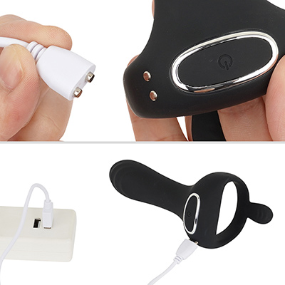 マグネット端子で接続するUSB充電仕様。フル充電までは約２時間、連続稼働は約60分です。標準的なバッテリー性能といえるでしょう。