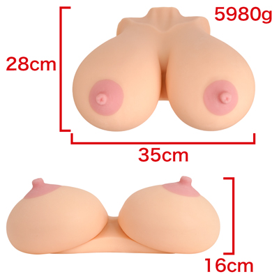 乳揺れやパイズリにこだわった造形。　※数値はＮＬＳ実測値