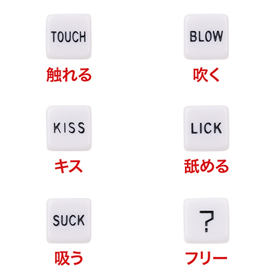 「動作」を指示する方には「？」があり、何をするか自由。とはいえ、ライトに遊びたいなら、あまり過激なアクションは避けるべきでしょう。