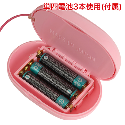 電池交換の際はコントローラーの蓋を開け、写真の向きに合わせて電池をセットしてください。　
