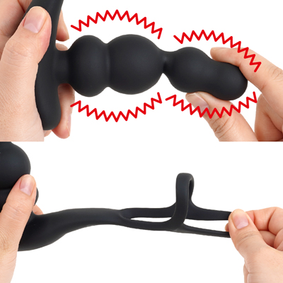 さらっとマットな質感の硬質なボディ。柔らかく柔軟なコックリングは、あなたの体とニーズに個別に適応します。