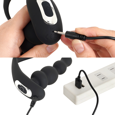 充電はUSB充電式。充電時間は約120分、連続稼働時間は約50分です。充電中はライトが点滅し、充電が完了するとライトが点灯します。