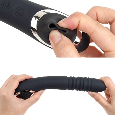 肌触り滑らかな高品質のオールシリコンボディ。カップは柔らかく、敏感な部分を優しく覆います。