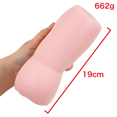 ずっしり重量感のあるパンチの効いたデカボディ。奥までずっぽり挿入できます。　※数値はＮＬＳ実測値