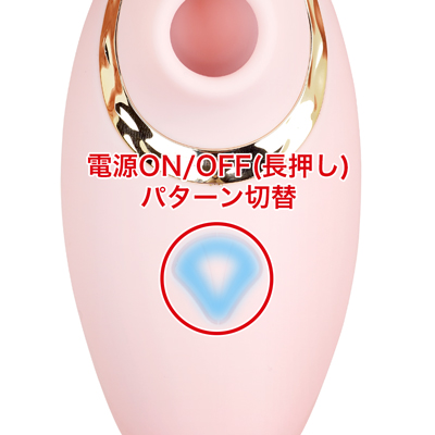 ７種類のパワー＆振動アクションを搭載。１～３はパワー＆スピード変化。４～７はアクション変化が楽しめます。
