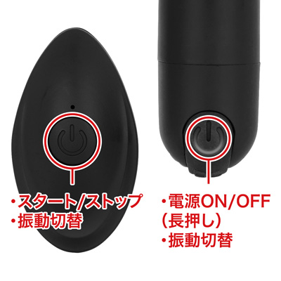 本体電源が入っていないとリモコン操作できない安全設計です。パターンの切り替えはワンボタンのローテーション…と、こちらも直感的。