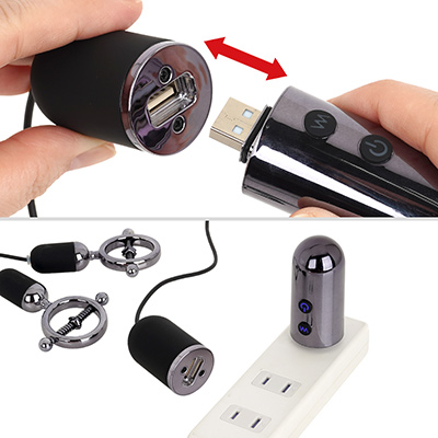 コントローラーにUSB端子が付いていて、それを充電ポートに直接挿す珍しい仕様。フル充電までは約70分、連続稼働は約40分です。