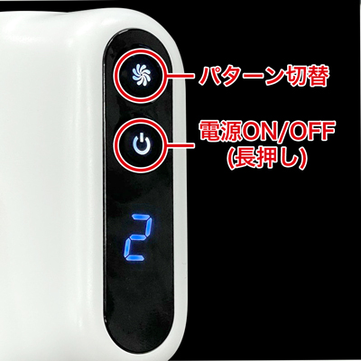 ７種類の回転パターンを搭載。