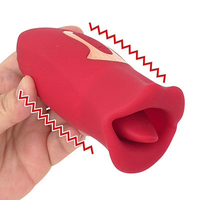 振動するのは舌パーツのみで、強弱３＋リズム７の10パターンを搭載。静音性に優れ、手元がシビれない設計なのも見事です。