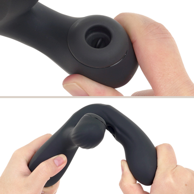 程よい弾力と滑らかな肌触りのボディ。IPX６等級の防水仕様なので、水で丸洗いができて、お手入れも簡単です。