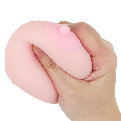 ふんわりおっぱいをもみもみして日頃のストレスを解消。おっぱい好きにはもちろん、景品やジョークグッズにも使えます。　※この商品はオナホールではありません。