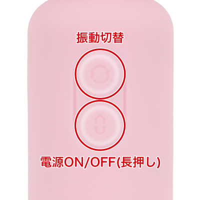 光で知らせる10種の振動パターンを搭載。
