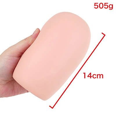 ゴロッとした肉厚ボディですが、何のデザイン性もなくて味気ない外観。人工皮膚ならでの快適な手触りはグッドです。　※数値はＮＬＳ実測値