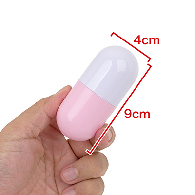 とても飲める大きさじゃありませんが、見た目はカプセル剤そっくり。ポケットに入れて気軽に持ち運べそうです。　※数値はＮＬＳ実測値