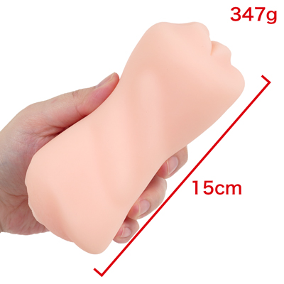 上のオクチと下のオクチがひとつになった、ひとつで二度おいしい２in１オナホール。　※数値はＮＬＳ実測値