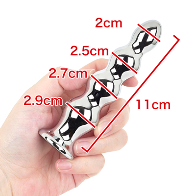 【ボンボンカルテット】　挿入しやすいたまご型ヘッドなので初心者にもオススメです。　※数値はＮＬＳ実測値