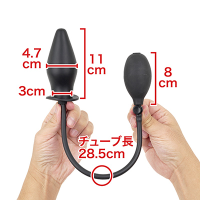 【Ａ】ゴム製のプラグタイプ。非常にシンプルな仕様で、チューブも短め。競合と比べてもとくに優位点がありません。　※数値はＮＬＳ実測値