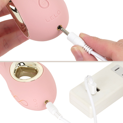 充電はUSB充電式。充電中はランプが点滅します。