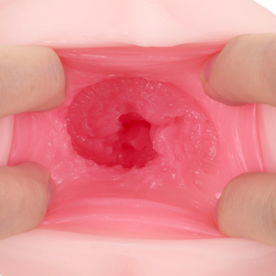 【絡みつくsoft】　内部はピンクの粘膜層。進もうとしても戻ろうとしても、肉ヒダがネチネチとまとわりつきます。