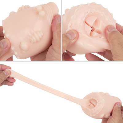 少しばかり成型に粗が目立ちますが、効果的な配置の突起群や喉奥の狭いゲート、自在に動き回る長舌など、すべてが有効に機能しています。