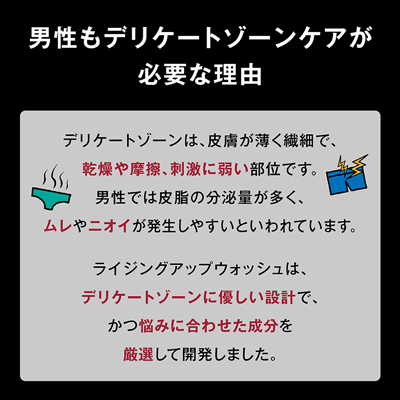 HOMTECH（オムテック） ライジングアップ ウォッシュ