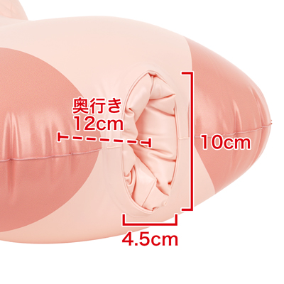 小～中サイズまで様々なホールを装着可能なので、好みのホールで本物志向のリアルエッチ体験が楽しめます。　※数値はＮＬＳ実測値