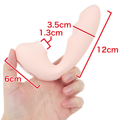 クリトリスとＧスポットを同時刺激。絶妙な上向き角度が女性の膣形状にフィットします。IPX６防水仕様なので、使用後は水で洗えて清潔に保管いただけます。　※数値はＮＬＳ実測値