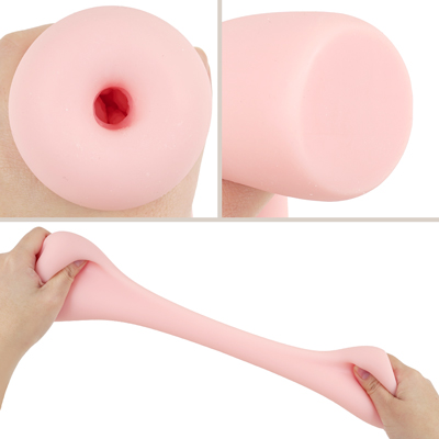 挿入口は入れやすい大口径タイプの非貫通式。ボディは「思春期巨乳の弾力」をイメージした質感で生成。うら若きバストのように「ハリがありながらも柔らかい」絶妙な触感です。