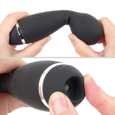 素材は肌ざわりのいいサラサラソフトなシリコン製でやさしく刺激します。
