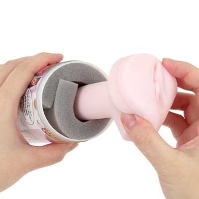 ふわウレタンの完全２層タイプ。内部ホールは簡単に脱着できます。