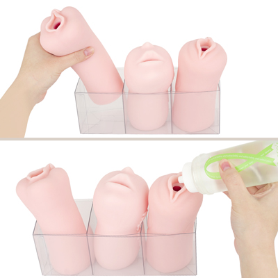 サッと取り出しやすく、気分に合わせてオナホの入れ替え取り換えをリズムを崩す事なくこなせます。
