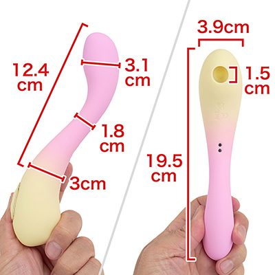 ニュルッとカーブしたＳ字フォルムが個性的。要所要所のサイズ感が絶妙なので、適合するユーザー層も広いでしょう。　※数値はＮＬＳ実測値