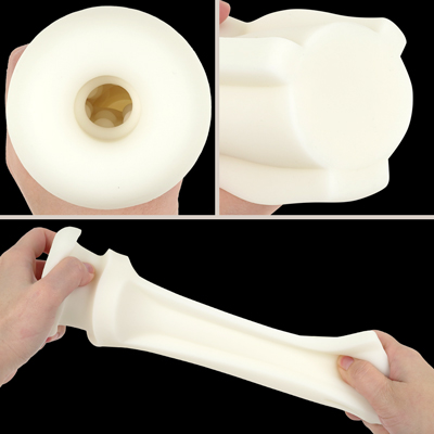 【１ NORMAL】　柔らかで耐久性のある高品質エラストマーを採用した、もっちり弾力のあるインナーホールです。