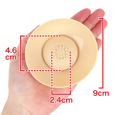 ステルス・薄型ワイヤレス設計。男女兼用でどんなサイズの胸にもフィットします。　※数値はＮＬＳ実測値