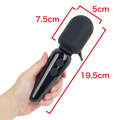高性能BIGモーター搭載の大型ヘッドデンマです。すっごい振動でも持ち手が疲れにくいように工夫されています。　※数値はＮＬＳ実測値