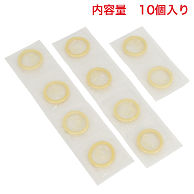 たっぷり使える内容量。通常のコンドームとしても使用できます。