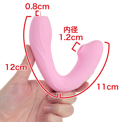 「挿れて・舐めて・吸う」の３wey仕様。　※数値はＮＬＳ実測値