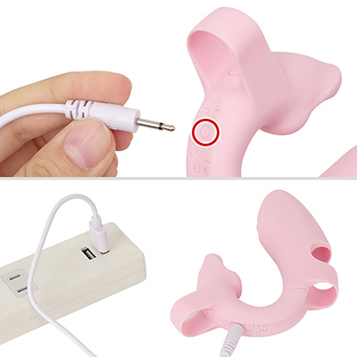 充電は専用のピンジャック式ケーブルを使用。フル充電までは約１時間、連続稼働は約45分。ボディサイズを考えれば妥当なところです。