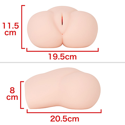 据え置きタイプにしてはコンパクトですが、腰振りプレイには十分。何より、このサイズだからこその膣圧が魅力です。　※数値はＮＬＳ実測値