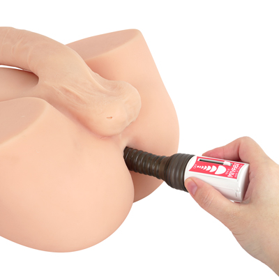 男性を責める逆AFでは前立腺刺激でドライオーガズムの快感の連続。細めだけど女性のオナにも使えてＧスポ狙いもOK。ヘッドの下から連なる段々でクリに当て・擦りで絶妙な刺激も楽しめます。