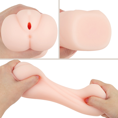 【エッチな三女】　構造は非貫通式。よく伸びる素材を使用しているため、洗浄しやすく、耐久性も抜群です。