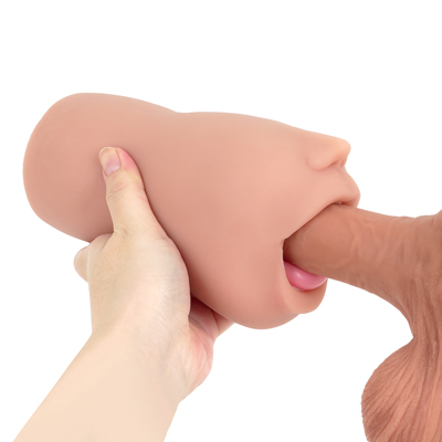 挿入すると、舌が絡みつくようにフィットし、歯の部分が軽く当たることで、まるで本物の口内を体験しているかのような感覚が味わえます。