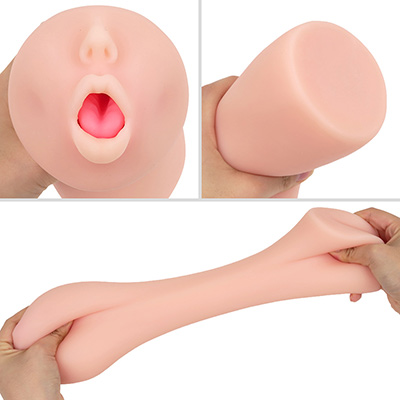 グッと頬をすぼめて吸い付くような造型は、視覚的な興奮度を高めてくれます。全体的に肉厚なので空気抜きが苦手です。