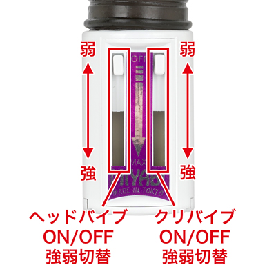 ヘッドと子機は単独操作が可能です。同時攻めや、個別に動作を楽しむことができます。
